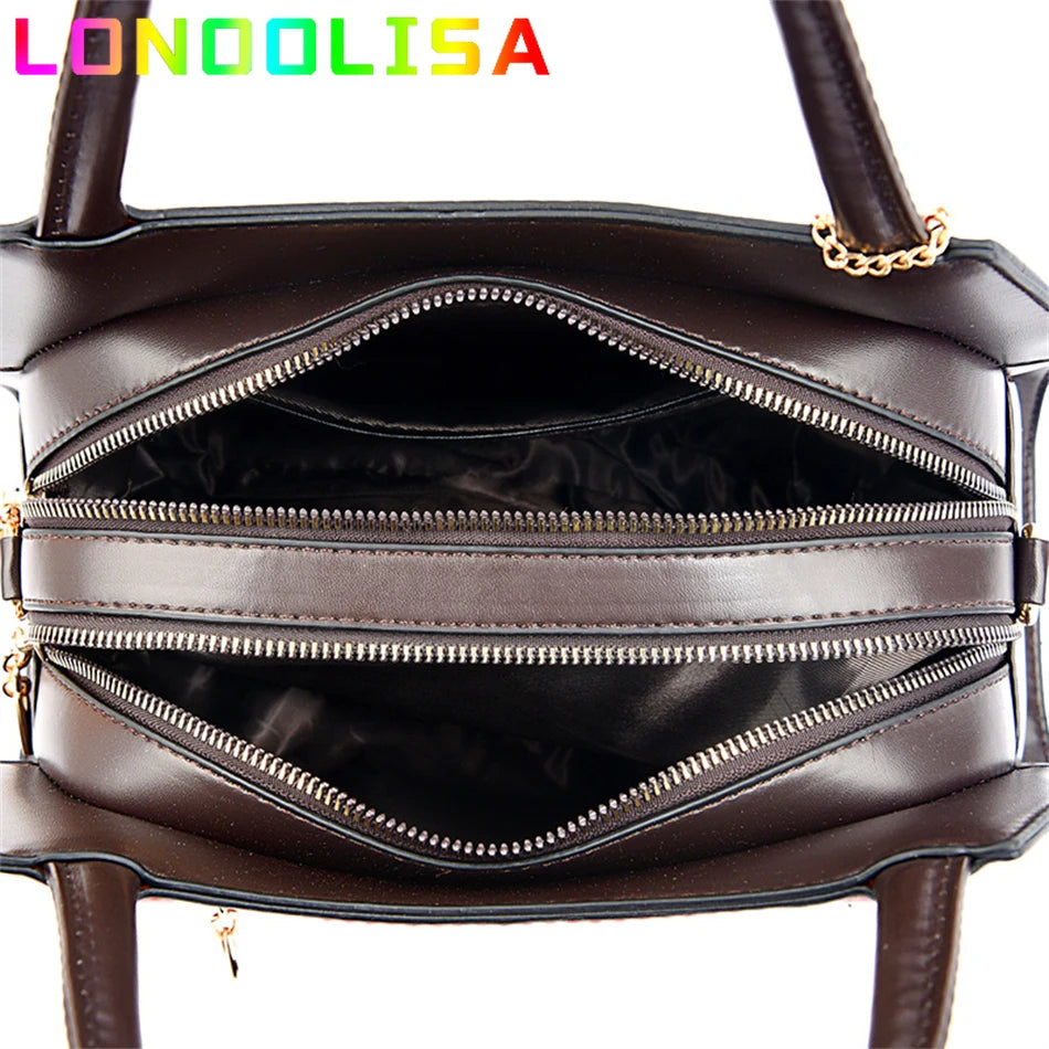 Leather Lotus Bag