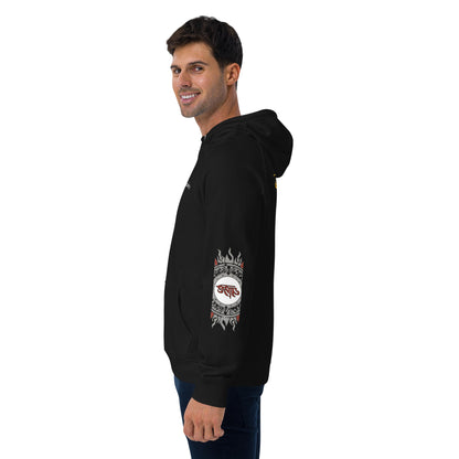 Goddess Of Waves Unisex eco raglan hoodie