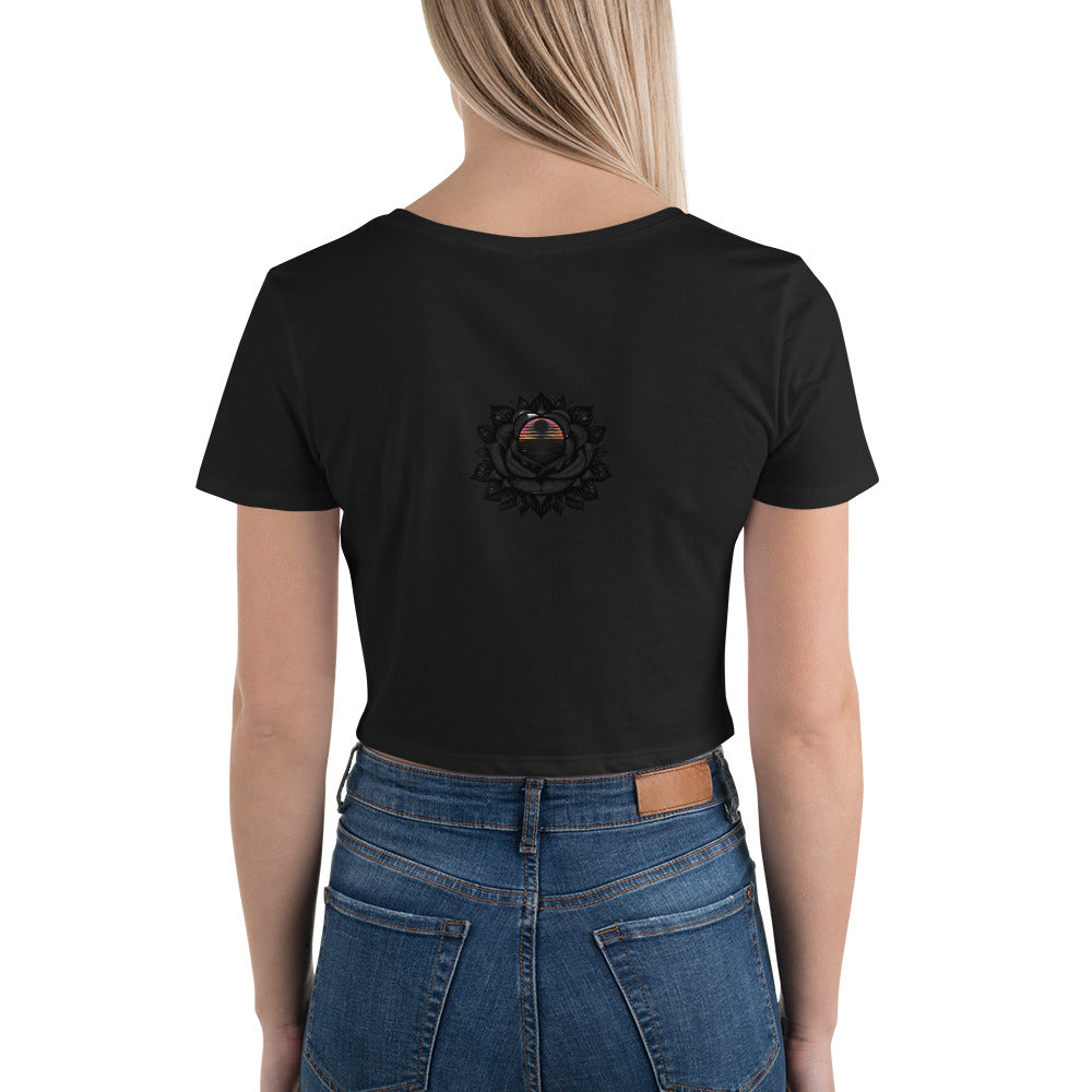 LOTUS PETALS Women’s Crop Tee