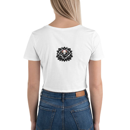 LOTUS PETALS Women’s Crop Tee