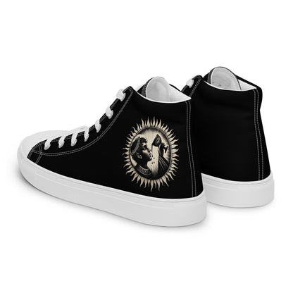 GOD OF WINE high top canvas shoes